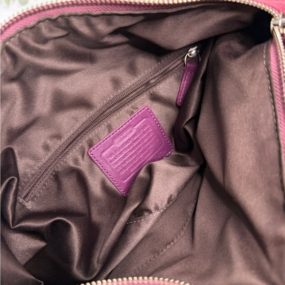 Coach Ashley Pieced Patchwork Satchel w Strap Shoulder Bag  Rare - Picture 7 of 16